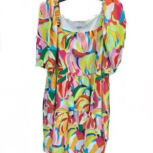 Colorful Crosby Print Dress
